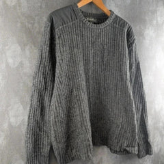 Eddie Bauer Knitted Pullover Jumper Mens XL Grey