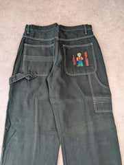 ISHU Carpenter Jeans Men’s W30 L32 Black Vintage 1990s Skater Deadstock