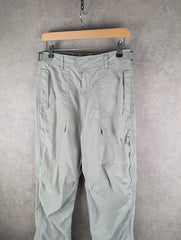 Next Trousers Mens W30 L31 Stone Y2K Gorpcore Tech Cargo