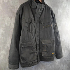 CAT Utility Workwear Jacket Heavy Duty Men's Medium Black