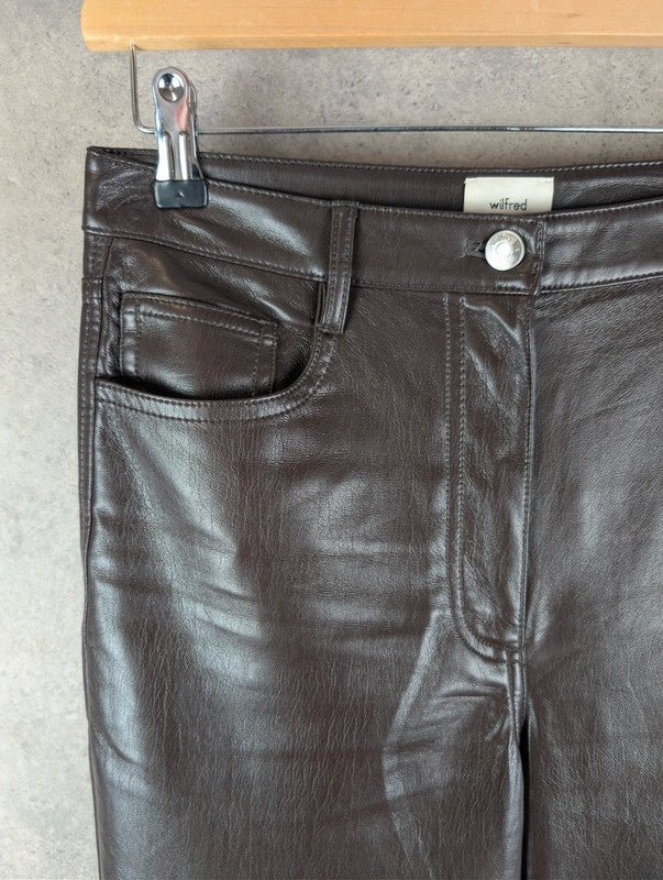 Wilfred Trousers Womens XS Extra Small Brown