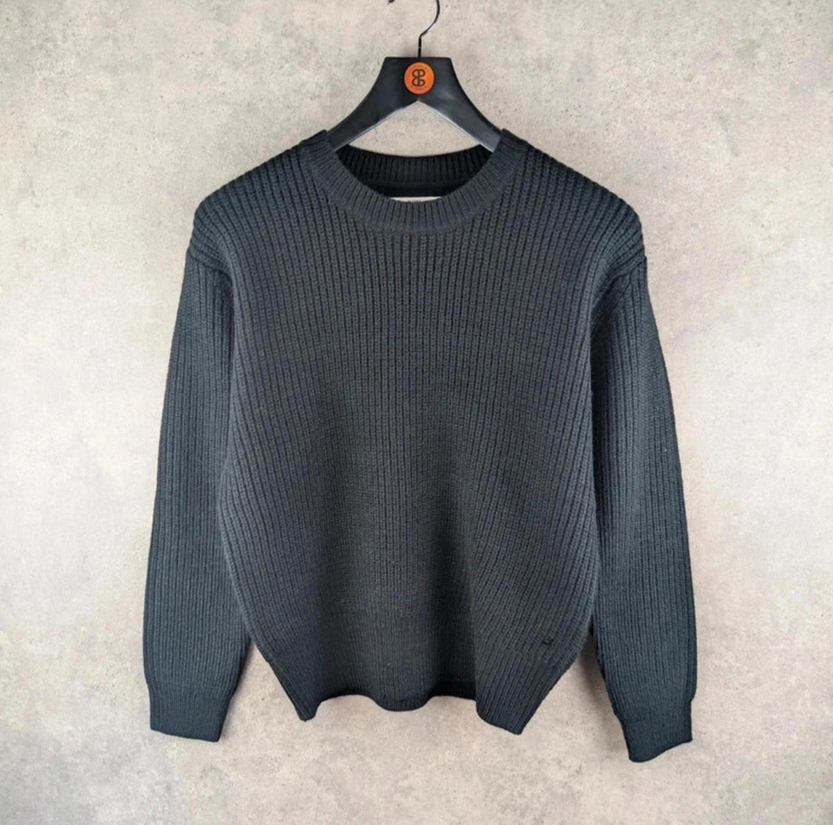 Replay Jumper Womens M Medium Black Knitted Wool Pullover