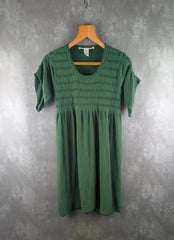 Diane Van Fürstenburg Dress Womens Small S Green Wool Long