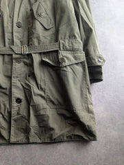 Vintage M1947 Parka Coat Men's XL 1970s Military Hooded Removable Liner Green