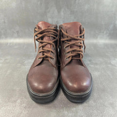 DNR Boots Mens UK Size 7 Brown Safety Steel Toe Caps