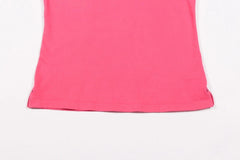 Tommy Hilfiger Polo Shirt Mens Large L Pink Short Sleeve