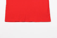 Tommy Hilfiger Polo Shirt Womens Small S Red Short Sleeve