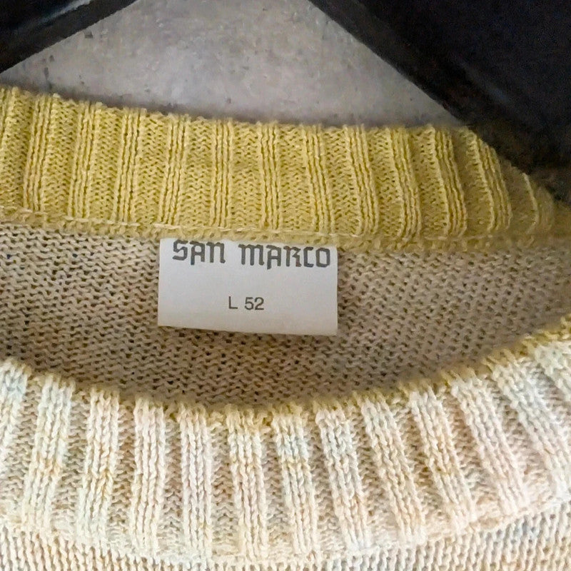 San Marco Jumper Mens Large L Vinted Knitted Pullover Italian Marina