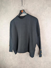 Barbour Jumper Womens XXL 2XL Black Knitted Pullover