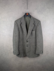 St Michael Jacket Mens Large L Grey Wool Vintage