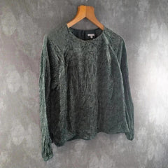 Jigsaw Tope Womens Medium M Green Long Sleeve