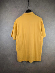 Gant Polo Shirt Mens XL Extra Large Yellow Short Sleeve Vintage