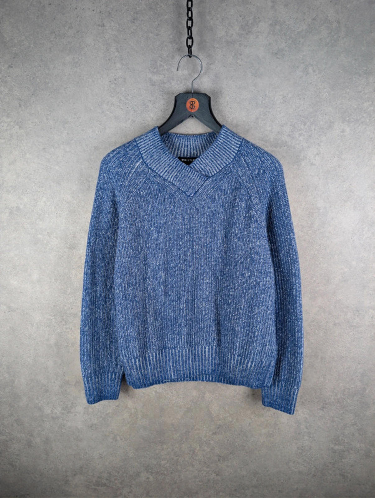 Whistles Jumper Womens Medium M Blue Knitted Pullover