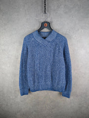Whistles Jumper Womens Medium M Blue Knitted Pullover