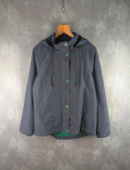 Saint James Coat Womens Large L Navy Hood