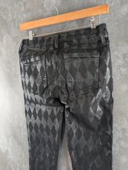 Bebe Jeans Womens XS Extra Small Black