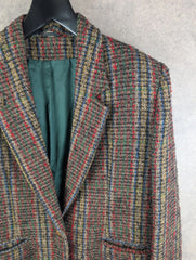 Irish Tweed Jacket Womens L Large Multicoloured Vintage Country