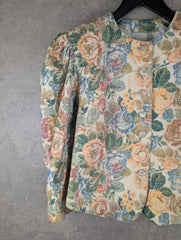 Eger Jacket Womens L Large Vintage Floral