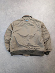 Nothomme Fishing Jacket Men’s Small Khaki Utility Tactical Bomber