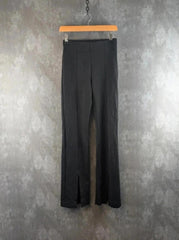 & Other Stories Trousers Womens XS Extra Small Black Straight Wide-Leg