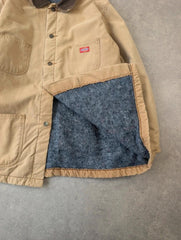 Vintage 1990s Dickies Jacket Men’s XL Chore Utility Blanket Lined Workwear Faded