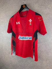 Under Armour Shirt Mens M Medium Red Rugby Union Home