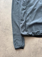 O’Neill Y2K Jumper Women's Medium Grey Quarter Zip Y2K Outdoor Casual