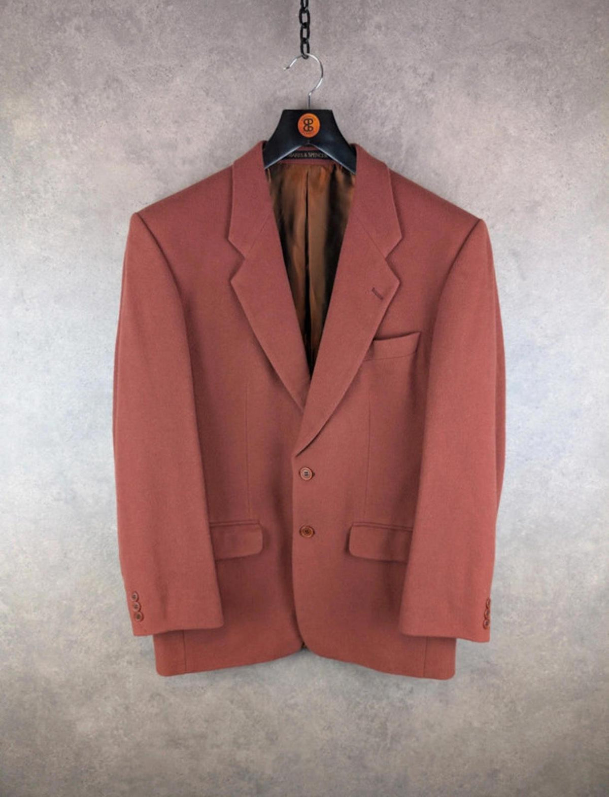St Michael Blazer M Medium Brown Vintage
