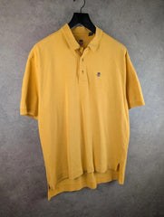 Gant Polo Shirt Mens XL Extra Large Yellow Short Sleeve Vintage