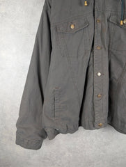 Canyon Jacket Mens 2XL XXL Brown Workwear Hooded