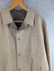 Strellson Jacket Mens XL Extra Large Brown Wool