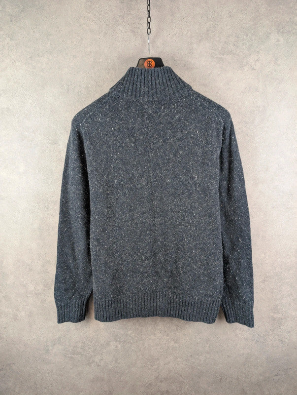 Gap Jumper Mens Medium M Grey Pullover Knitted