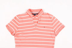 Tommy Hilfiger Polo Shirt Womens Large L Short Sleeve