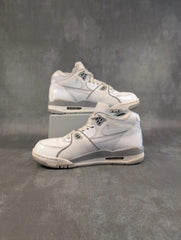 Nike Air Trainers Youth 6 Flight 89 GS White Neutral Grey