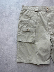Y2K Utility Shorts Men’s W36 Beige Cargo Outdoor Skater Workwear