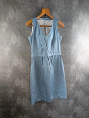 René Lezard Summer Dress Womens Small S Blue