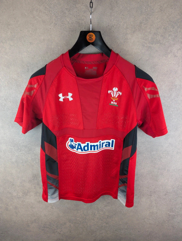 Under Armour Shirt Mens Medium M Red Rugby Union Home