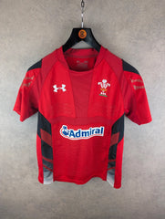 Under Armour Shirt Mens Medium M Red Rugby Union Home