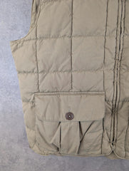 Ralph Lauren Polo Gilet Mens XL Extra Large Brown Technical Vintage 90s