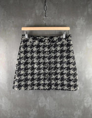 Silvian Heach Skirt Womens S Small Black/White