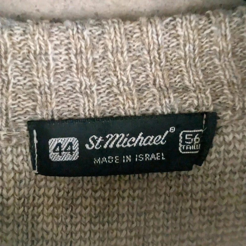 St Michael Jumper Mens Large L Knitted Vintage Retro Pullover