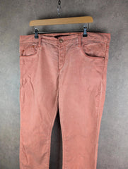 Cipo & Baxx Trousers Mens W38 L34 Coral Denim Straight Jeans