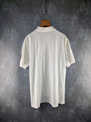 Ralph Lauren Polo Shirt Mens XL Extra Large White Short Sleeve