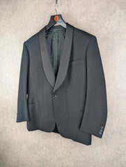 Vintage Italian Tuxedo Mens M Medium Black