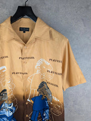 New Roads Shirt Mens Large Graphic Print Y2K Hip Hop Rap