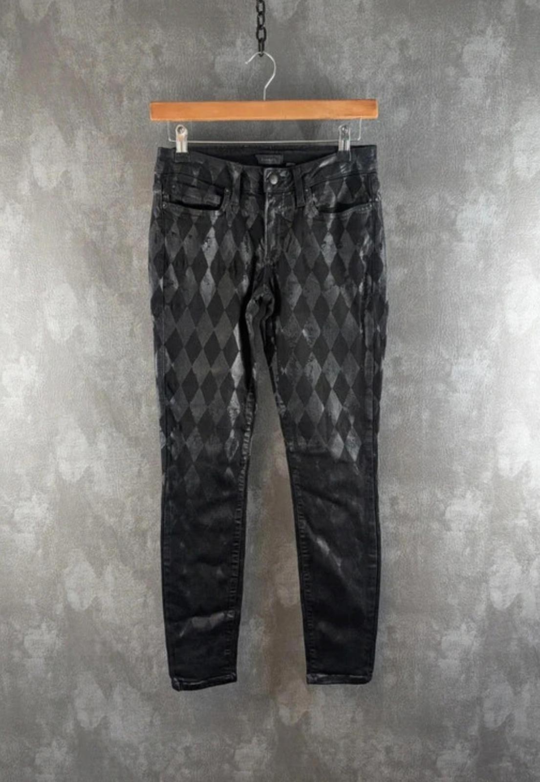 Bebe Jeans Womens XS Extra Small Black