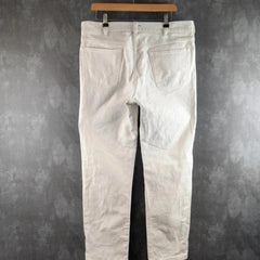 Burberry Trousers Mens Jeans 34/34 White Denim