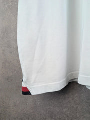 Tommy Hilfiger Shirt Mens 2XL XXL White Polo Short Sleeve Cotton