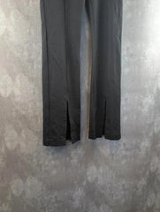 & Other Stories Trousers Womens XS Extra Small Black Straight Wide-Leg