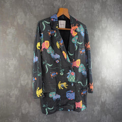 Tamar Keburia Jacket Womens L Large Blazer